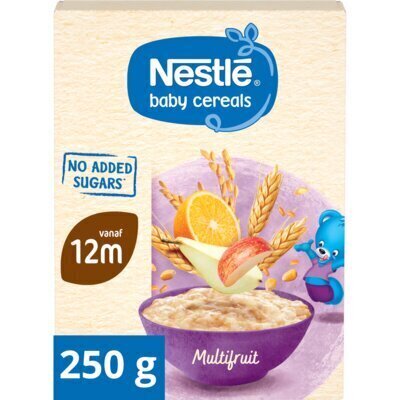 NESTLÉ Ontbijtpapje Multifruit 12+ mnd baby pap (Doos, 250g)