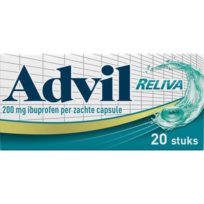 Advil Liquid caps 200 mg (Stuk, 20 × 800g)