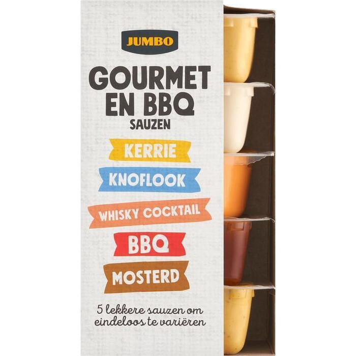 Jumbo Gourmet en BBQ Sauzen 5 x 80 ml (5 × 80ml)