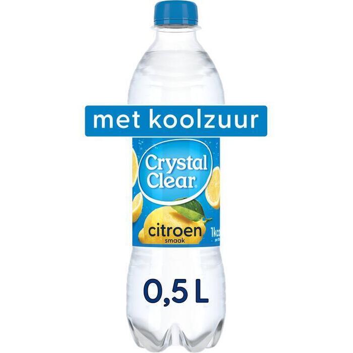 Crystal Clear Sparkling Lemon Fles 0,5L (Fles, 6 × 0.5L)