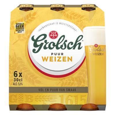 Grolsch Puur weizen speciaalbier (6 × 30cl)