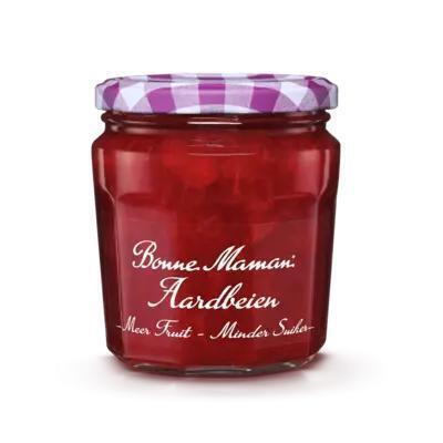 Bonne Maman Meer fruit minder suiker aardbeien jam (Pot, 335g)