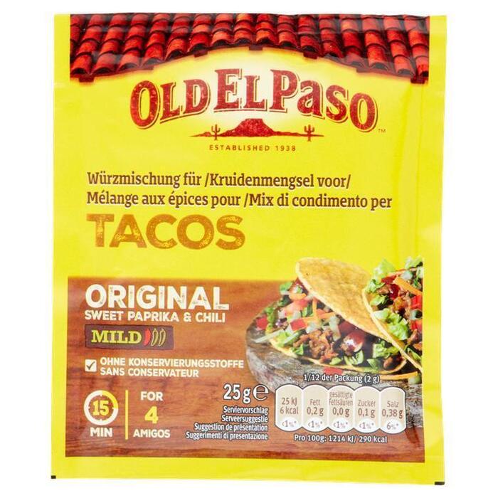 Old El Paso Taco Kruidenmix 25g (25g)