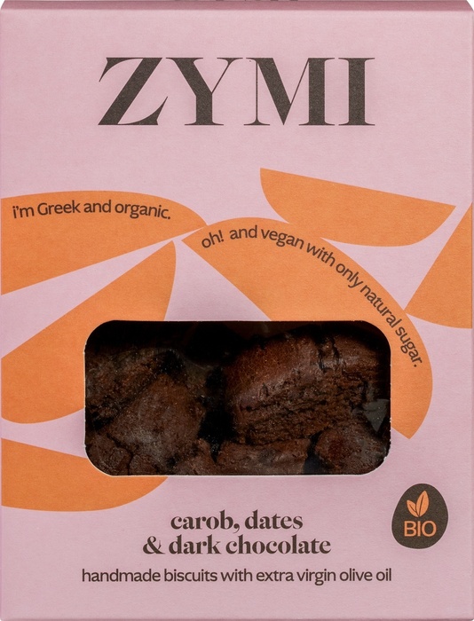 Biscuits carobe, dadels & pure chocolade (130g)
