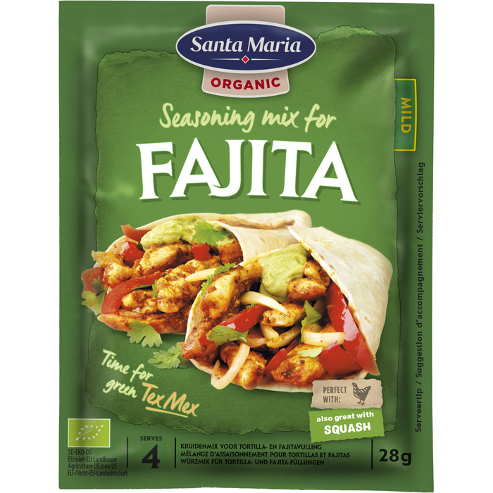 Santa Maria 28G Taco Seasoning Mix Organic (28g)