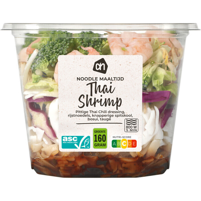 AH Noodle maaltijd Thai shrimp (420g)