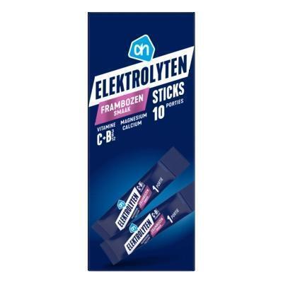 AH Elektrolyten sticks frambozen smaak (50g)