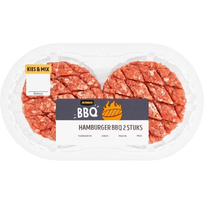 Jumbo BBQ Hamburger 2 Stuks (2 × 110g)