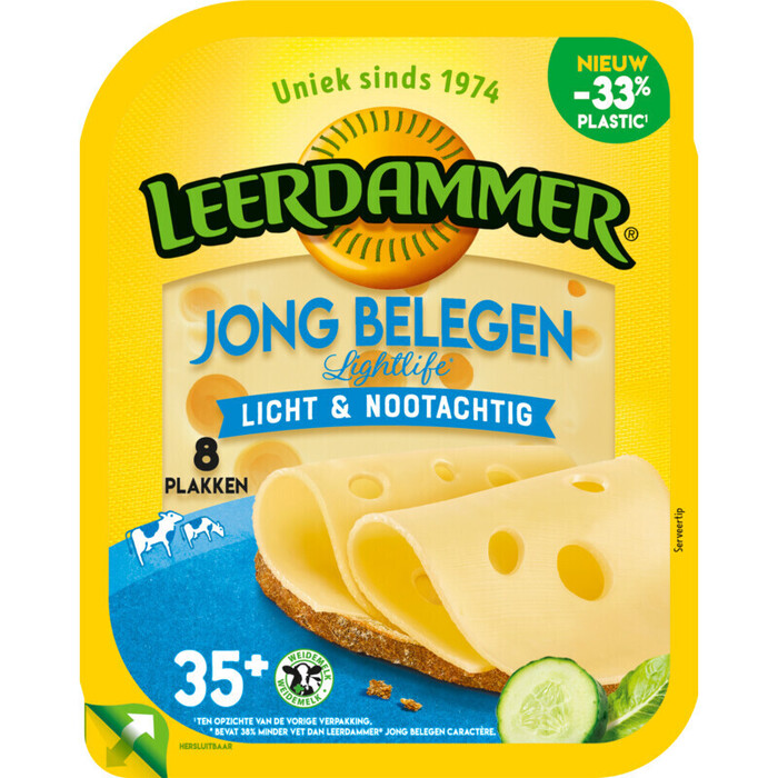Kaas jong belegen 35+ plakken (160g)
