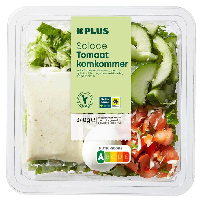 PLUS Salade Tomaat Komkommer (Bakje, 340g)