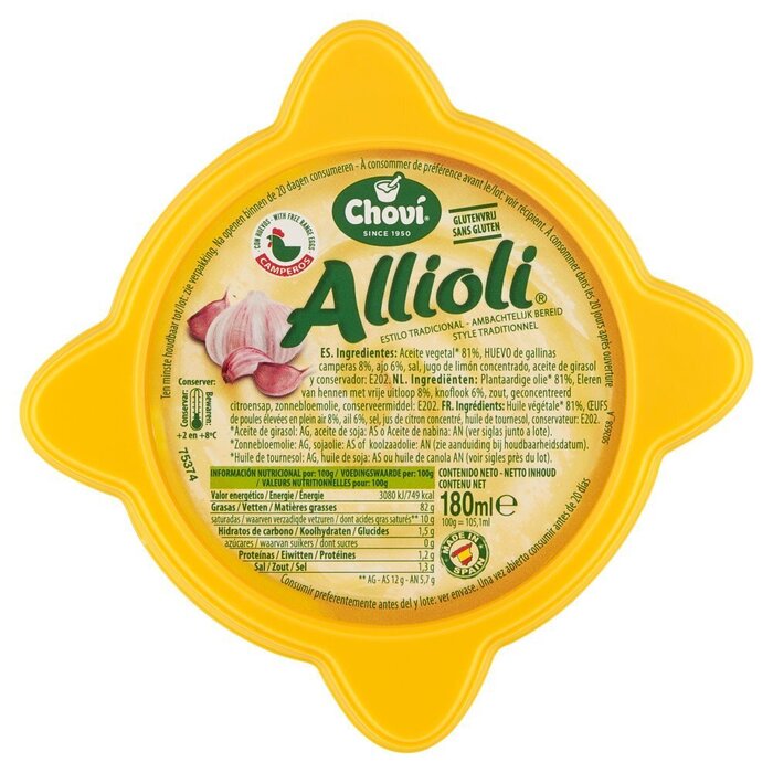 Chovi Allioli (Kuipje, 180g)