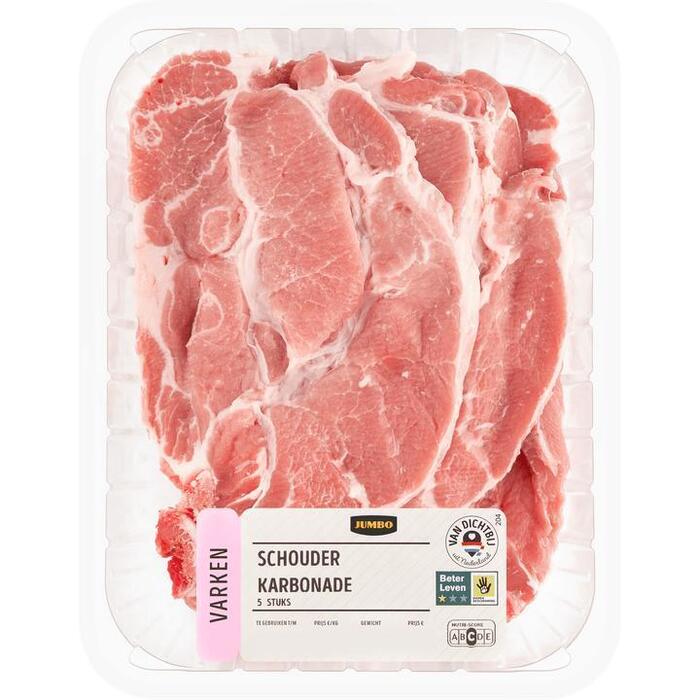 Jumbo Schouderkarbonade Varken ca. 875g