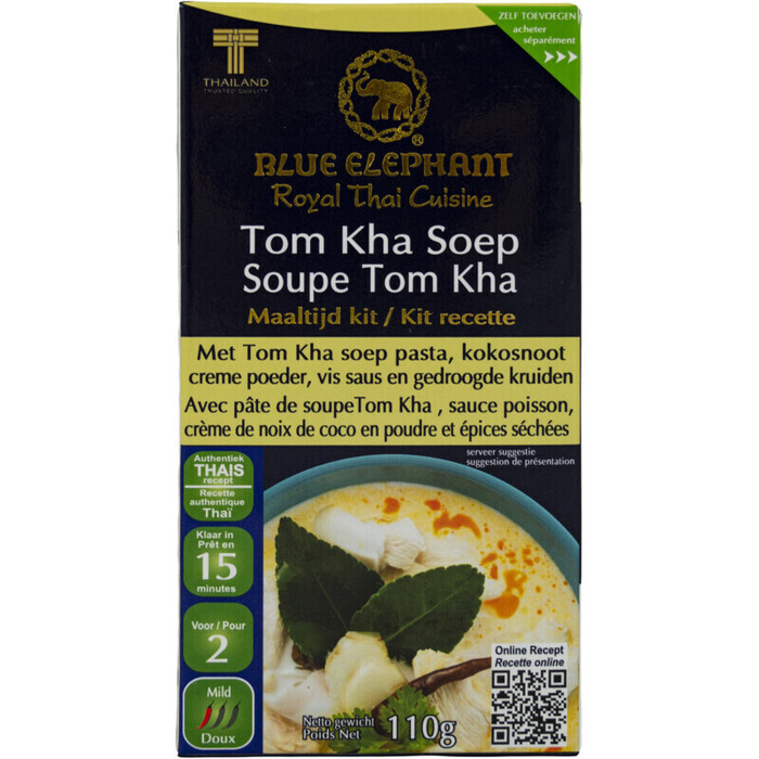 Blue Elephant Tom kha soep maaltijd kit (110g)