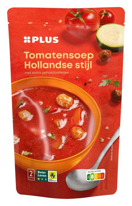 Soep in zak tomatensoep (Zak, 0.57L)