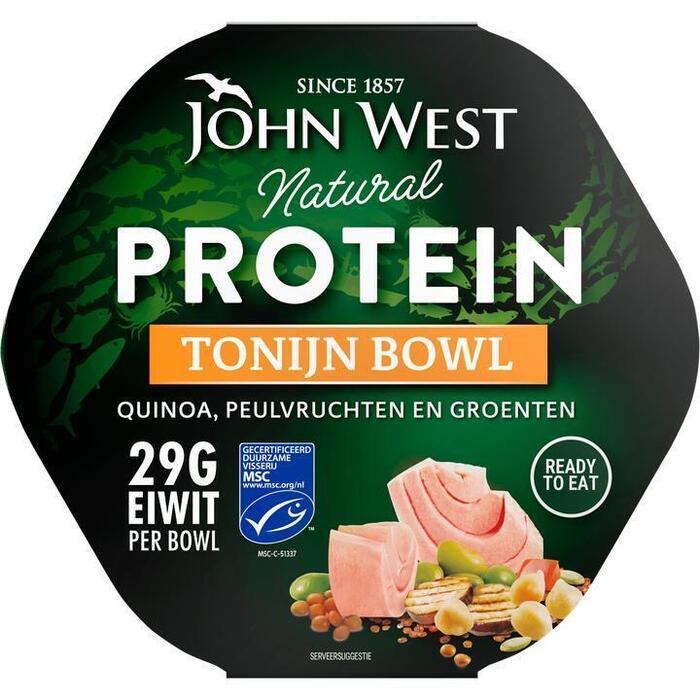 John West Protein tonijn bowl quinoa peulvruchten (220g)