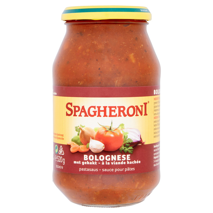 Pastasaus bolognese met gehakt (pot, 520g)