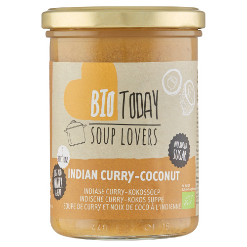 Indiase curry-kokossoep (Pot, 40cl)