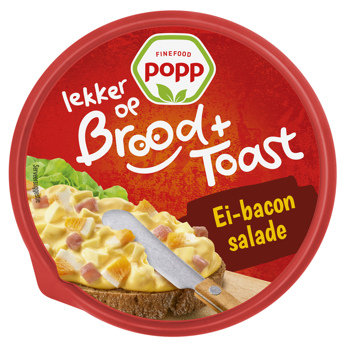 Brood & toast ei-bacon salade (150g)