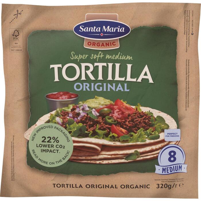 Santa Maria Organic original tortilla (320g)