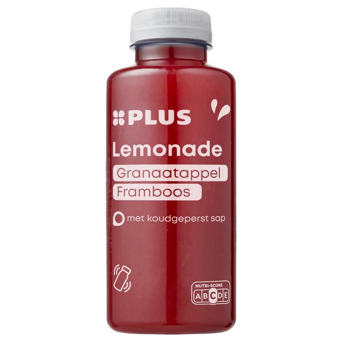 PLUS Lemonade Granaatappel framboos (Fles, 40cl)