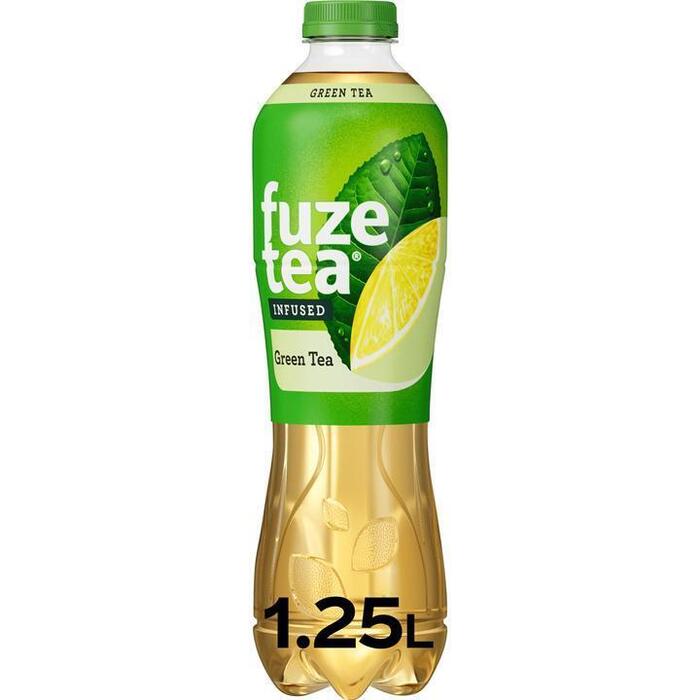 Fuze Tea Green Tea Infused Iced Tea 1, 25L (Fles, 1.25L)