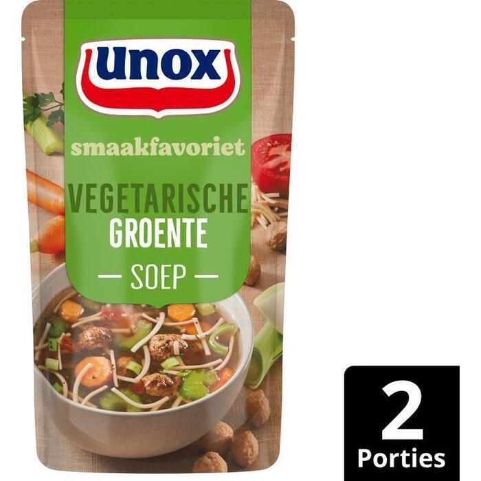 Unox Groentensoep met vega ballen (Zak, 0.57L)