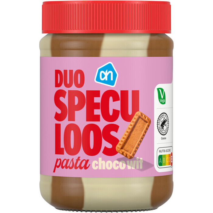 AH Duo speculoos pasta wit (400g)