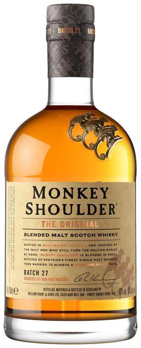 Monkey Shoulder Blended malt Scotch whisky (Fles, 0.7L)