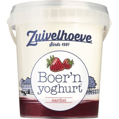 Boer'n yoghurt® Aardbei 750 g (750g)