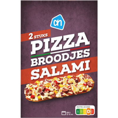 AH Pizzabroodjes salami (2 × 125g)