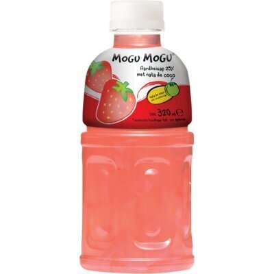 Mogu Mogu Fruitdrink Aardbei 320ML (32cl)