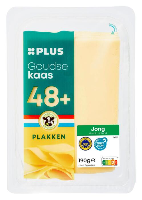 Goudse jong 48+ plakken (Pak, 190g)