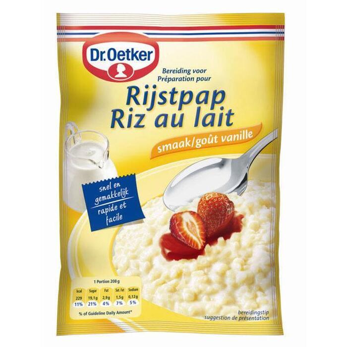 Rijstpap vanille (125g)