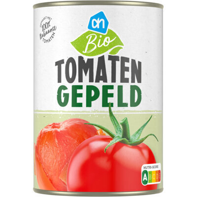 Gepeld tomaten in tomatensaus (blik, 400g)