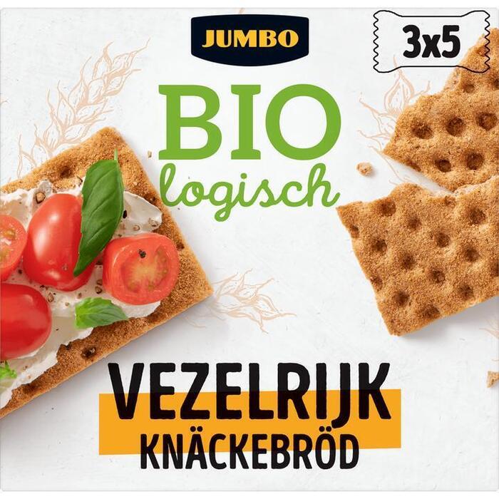 Jumbo Biologisch Vezelrijk Knäckebrod 3 x 5 Stuks (225g)