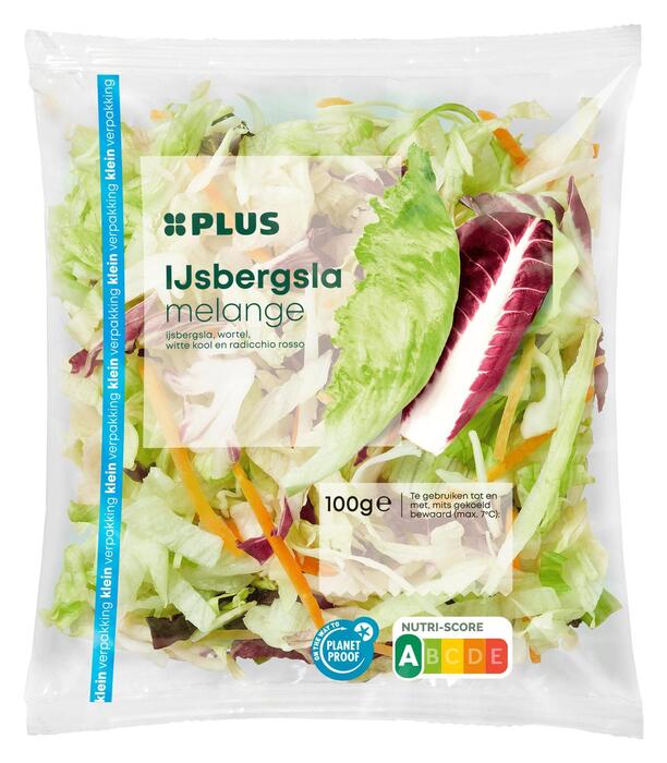 PLUS IJsbergslamelange kvp (Zak, 100g)