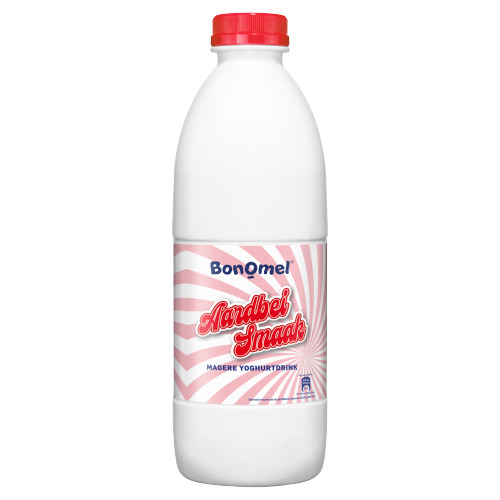Bonomel Drink Aardbei 1 L (Fles, 6 × 1kg)