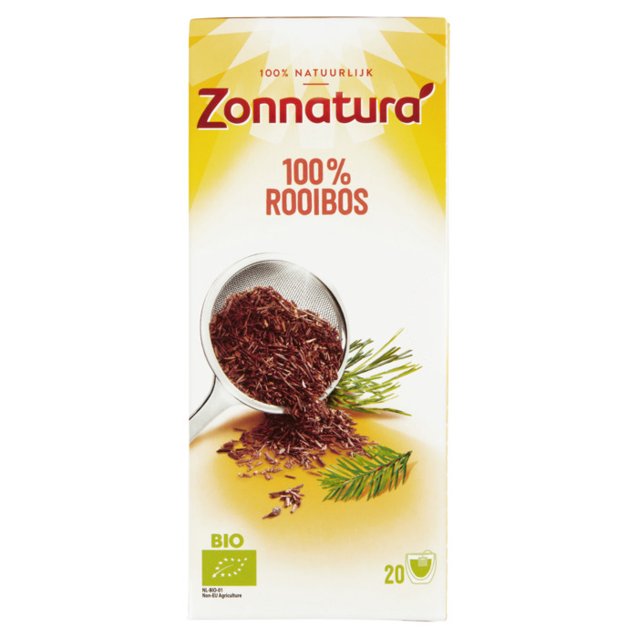Zonnatura Thee rooibos bio (zakjes, 20 × 1.55g)