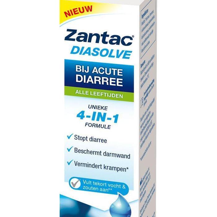 Zantac Diasolve bij acute diarree