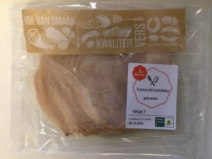 Varkensfricandeau gebraden (100g)
