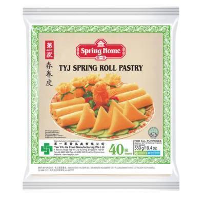 Spring Home TYJ Spring Roll Pastry 40 Blad 500 g (Zak, 550g)