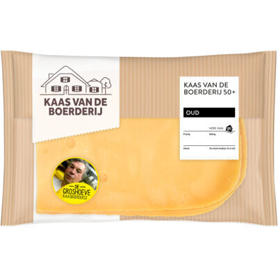 AH Boerenkaas oud 48+ plakken (220g)