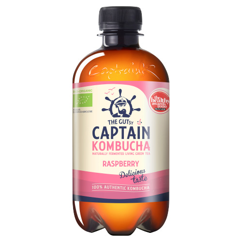 The GUTsy Captain Kombucha Raspberry BIO 400 ml (40cl)
