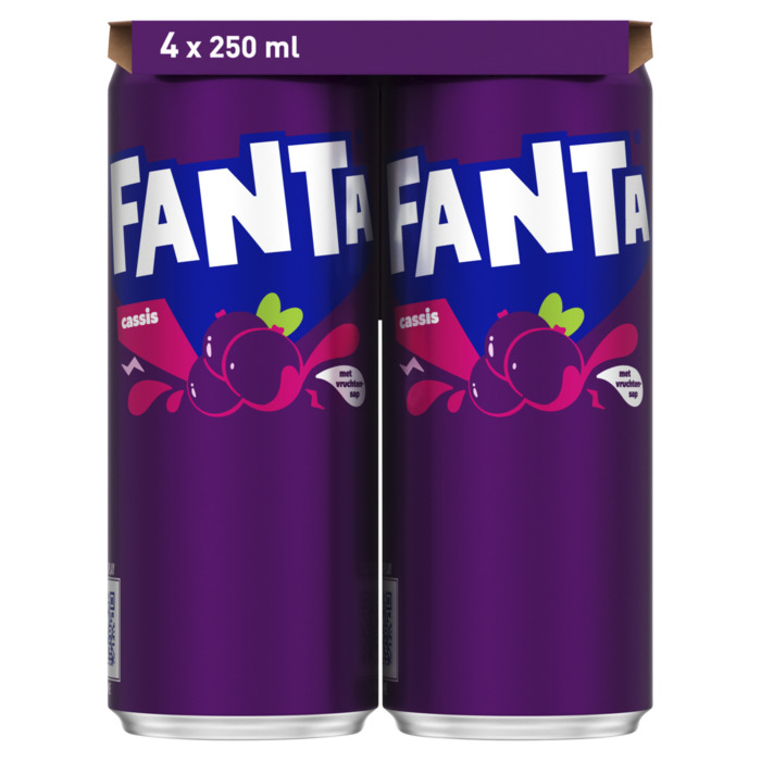 Fanta Cassis 4 x 250 ml (4 × 250ml)