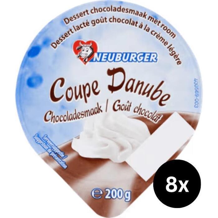 Neuburger Coupe Danube Chocoladesmaak 8 x 200g (8 × 200g)