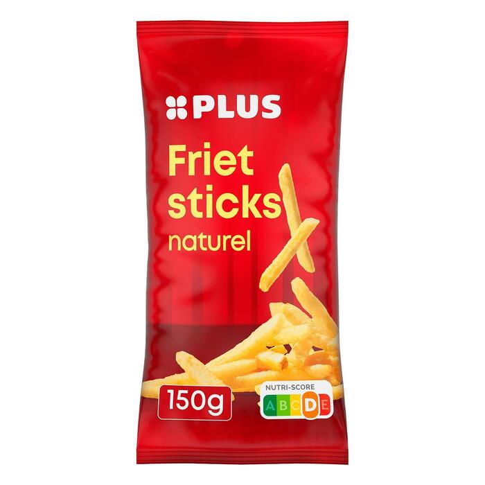 PLUS Frietsticks Naturel (Zak, 150g)