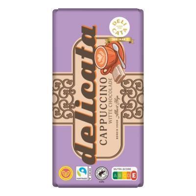 Delicata Reep cappuccino witte chocolade (150g)