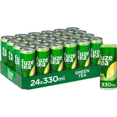 Fuze Tea Infused Iced Tea Green Tea 330 ml (24 × 33cl)