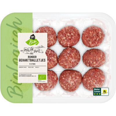 AH Biologisch Runder gehaktballetjes