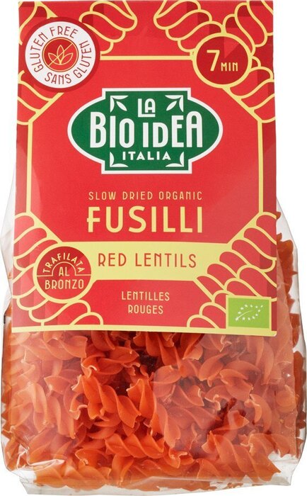 Rode linzen fusilli (250g)